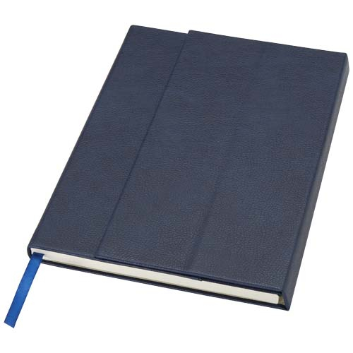 Carnet personnalisable PU recyclé A6 Alejandra Bleu ocean